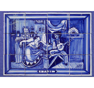 Portuguesa Fado wall mural - TenStickers