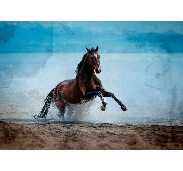Galloping Horse animal mural - TenStickers