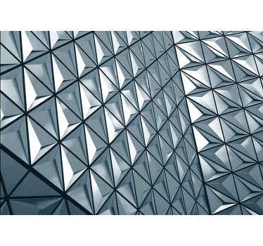 Geometrický vzorovaný povrch Abstraktní fototapeta - TenStickers