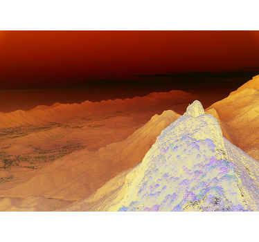 Fotomural naturaleza Sierra mazateca paisaje en la niebla - TenVinilo