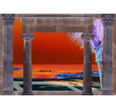 Fototapeta krajobraz widok na tropikalne wybrzeże - TenStickers