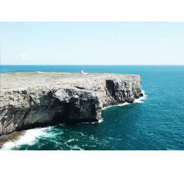 Sagres cliff under the sea fototapeta - TenStickers