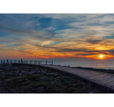 Fototapeta krajobraz spokojny horyzont oceanu - TenStickers
