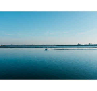 Pescuit în aveiro sub pictura murală a mării - TenStickers