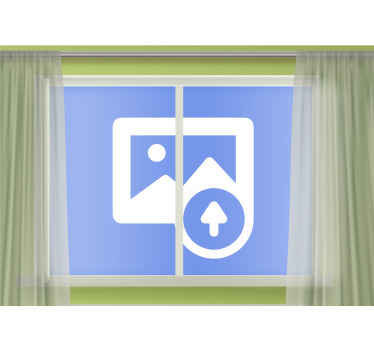 Window for you living room wall mural - TenStickers