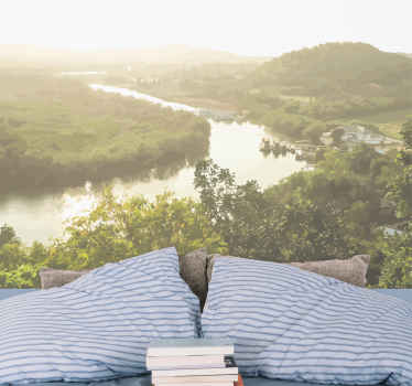 Fotomural naturaleza Pintura de la selva amazónica - TenVinilo