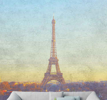 Fototapete paris eiffelturm im zwielicht - TenStickers