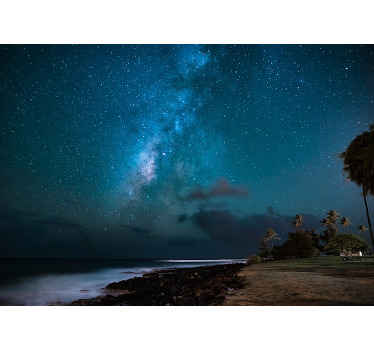 Mural albastru cer plin de stele cer - TenStickers