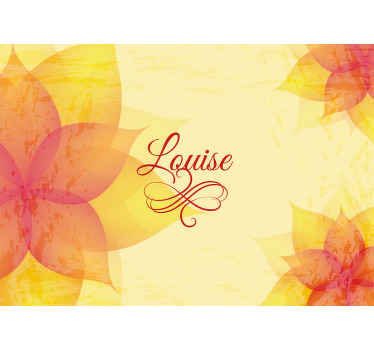 Sofistikeret botanisk arrangement fototapet blomster - TenStickers