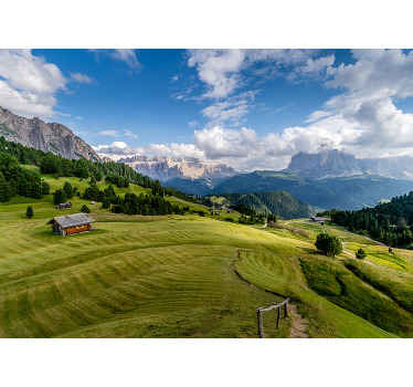 Fototapete Hochzeit Berg in der ferne - TenStickers