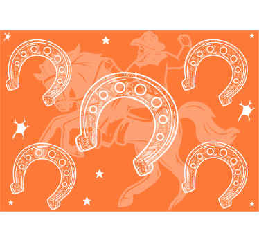 Mural de epocă de potcoavă - TenStickers