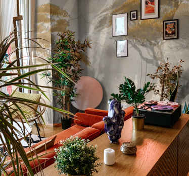 fototapety na stenu do obyvacky pôvabné siluety stromov - Tenstickers