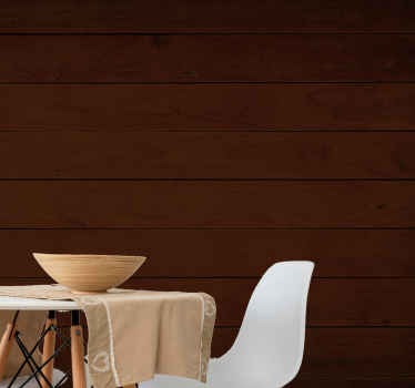 Raw brown planks pattern Wood Wall Mural - TenStickers