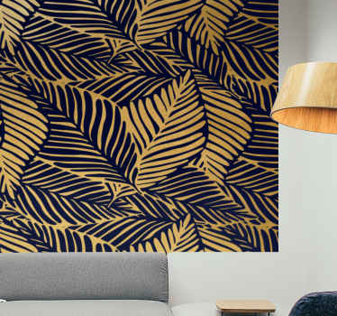 Fotomurais modernos Bananeira dourada - TenStickers