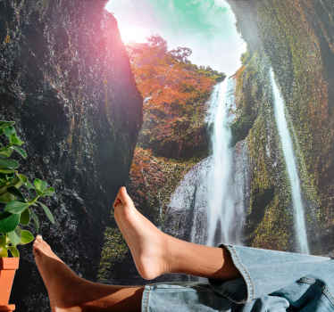 Beautiful Angel Falls Waterfall Wall Mural - TenStickers