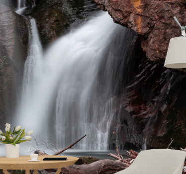 Fotomurali cascate prospettiva di grande cascata - TenStickers