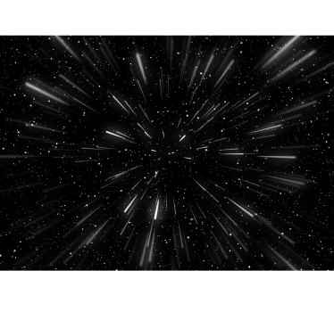 Hyperspace  space wall mural - TenStickers
