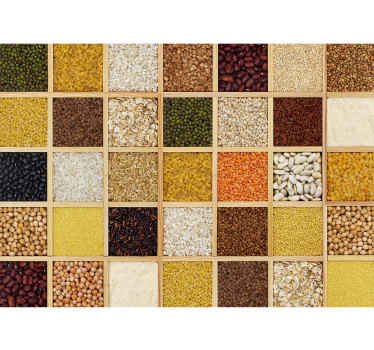 Photo murale cuisine différentes légumineuses - TenStickers