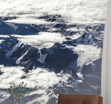 Fotomurais de paisagens Picos de nuvens - TenStickers