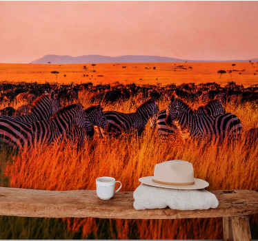 Fotomural africano Hermosa fauna africana - TenVinilo