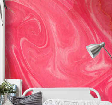 Mural de tonuri lichide roz marmura design mural - TenStickers