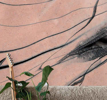 Abstrakti marmori beige tausta olohuone valokuvatapetti - Tenstickers