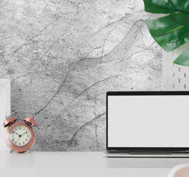 White marble black texture design murals - TenStickers