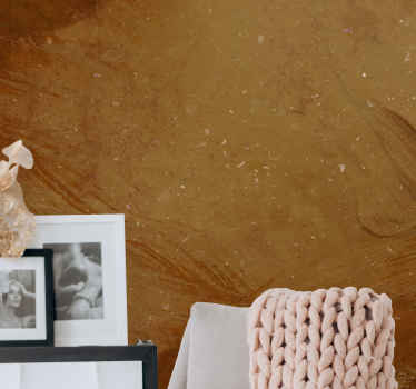 茶色の大理石のデザインのダイニングルームの壁の壁画 - TENSTICKERS