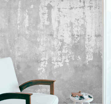 Meget gammelt væg effekt beton tapet - TenStickers