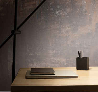 Fine scratches brown Marble Wallpaper - TenStickers