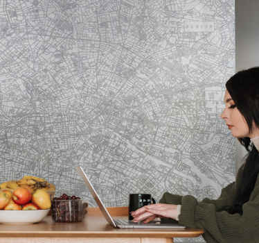 Fototapete Berlin Stadtplan berlin - TenStickers