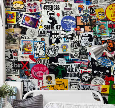 Různé plakáty na zeď fototapeta - TenStickers