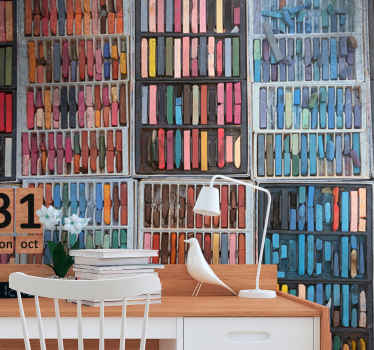 Fotomurais modernos Paleta de sombras fotográficas - TenStickers