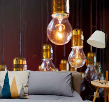 Fototapeta Eleganckie żarówki wiszące - TenStickers