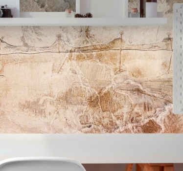 Fototapet naturliga texturer jordnära toner - Tenstickers