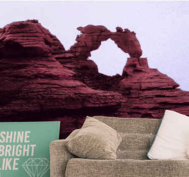 Fotomural desierto Fotografía estética de piedra arenisca - TenVinilo