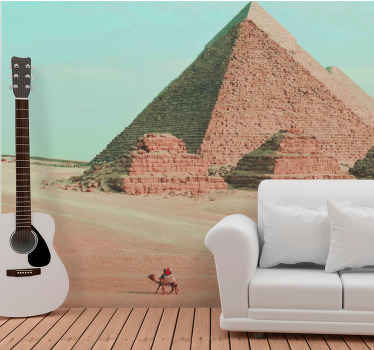 피라미드 미적 사진 벽화 - TenStickers