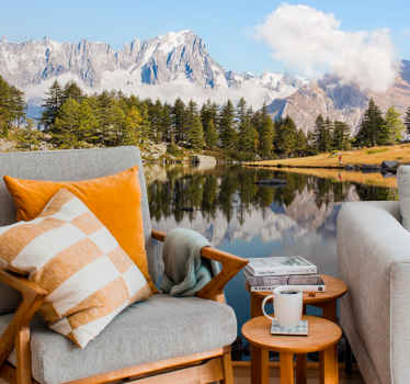 Fotomurais de paisagens Cores estéticas de paisagem colorida - TenStickers