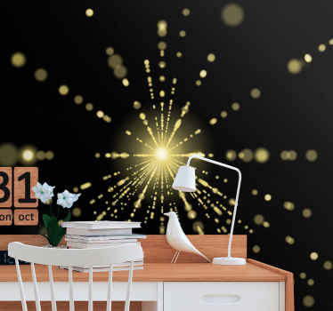 Fototapete Weltraum Sternschnuppen-konzept - TenStickers