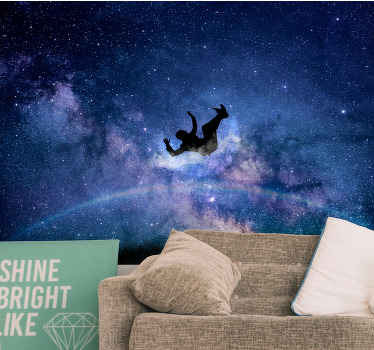 Man falling aestethic style  Teenage Wall Murals - TenStickers