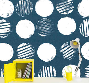 Fototapeter textur och mönster cirkulärt mönster - Tenstickers