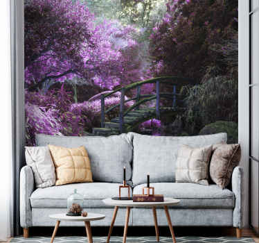 Peaceful and magic "cottagecore" wall mural - TenStickers