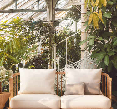 「コテージコア」植物性自然壁画 - TENSTICKERS