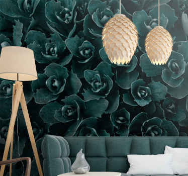 "Cottagecore" floral with roses rose wall mural - TenStickers