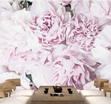 粉红色的花朵花束壁画 - TenStickers