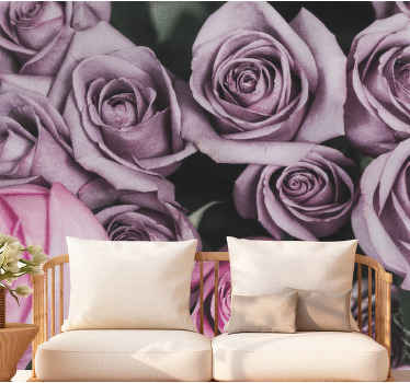 Stunning rose wall murals - TenStickers