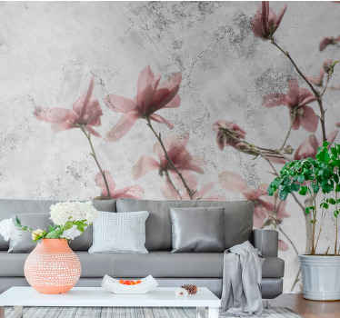 Fototapete Magnolie Elegantes magnolien-design im glamour-stil - TenStickers