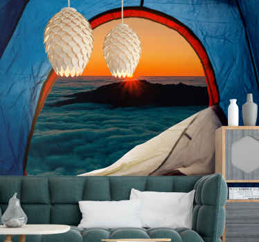 天窗壁画3d露营 - TenStickers