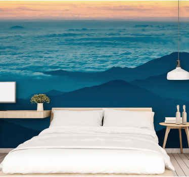 Hory príroda krajina hora nástenná fototapeta - Tenstickers