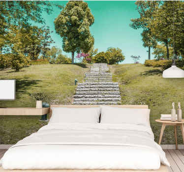 Gangvei hage bangkok fototapet ekteskap - Tenstickers